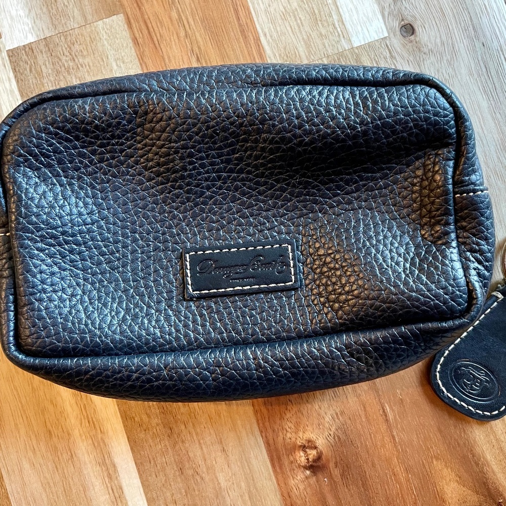 Dooney and Bourke Pebble Leather Make-up Bag and Key Holder